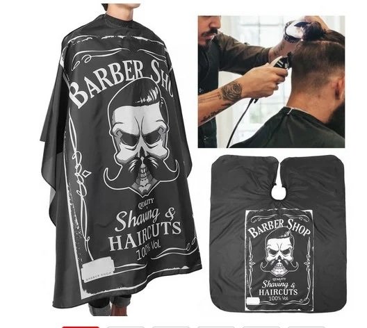 capa de peluqueria estampada