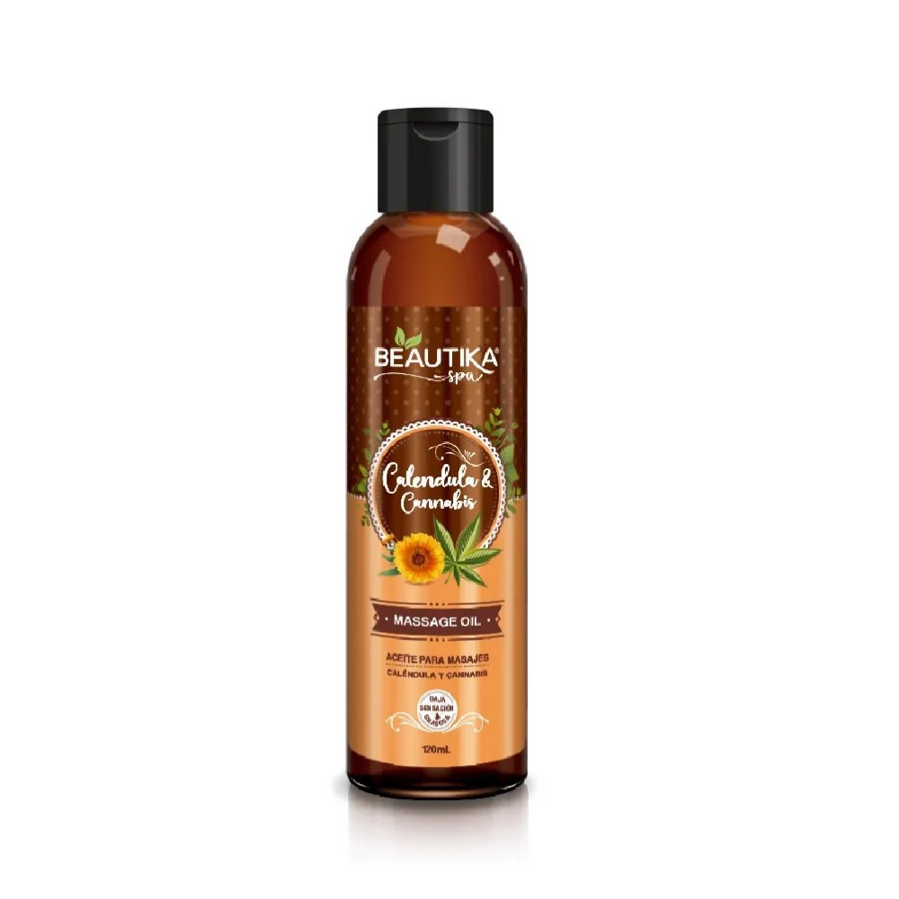 aceite calendula y cannabis beautika