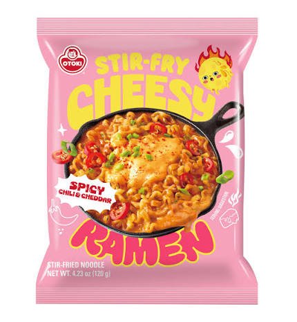 stir-fry cheesy ramen spicy chili & cheddar