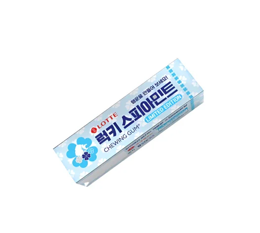 Lotte Chicle sabor menta