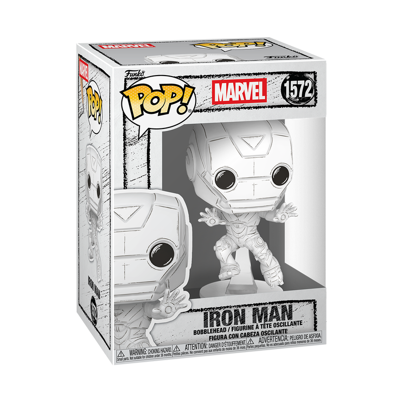 iron man bw