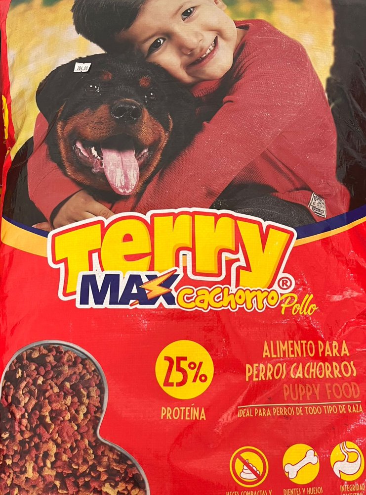 Terry Max cachorro 44 lbs