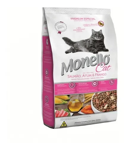MONELLO PREMIUM GATOS ADULTO SALMON Y POLLO 15KG