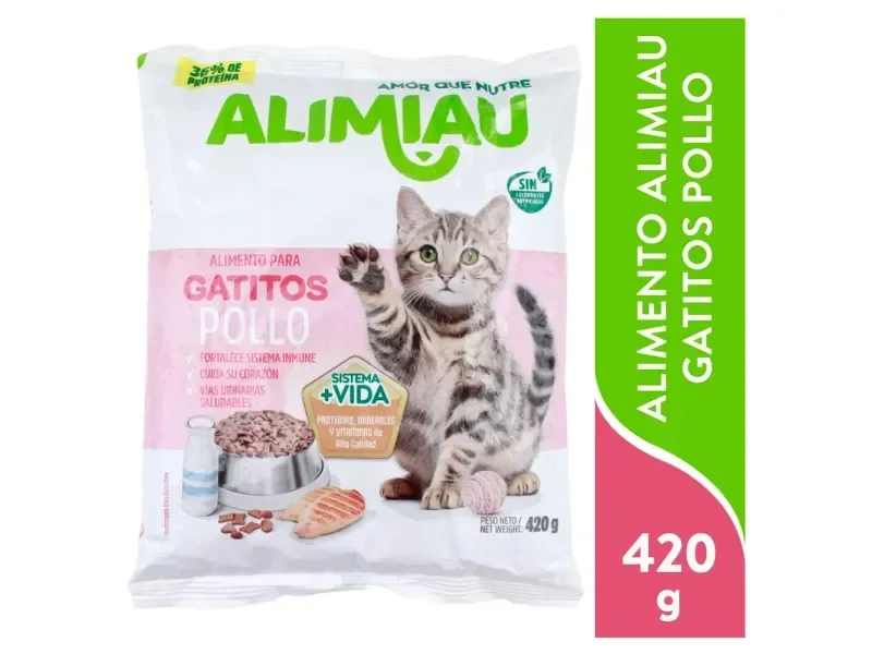 ALIMIAU GATITOS POLLO 17LBS