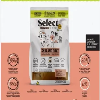 COMIDA PARA GATO SELECT SKIN AND COAT GATOS ADULTOS 1.5K