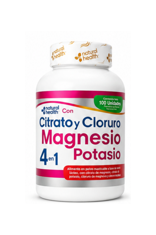 CITRATO Y CLORURO 4 EN 1 X100 NATURAL HEALTH