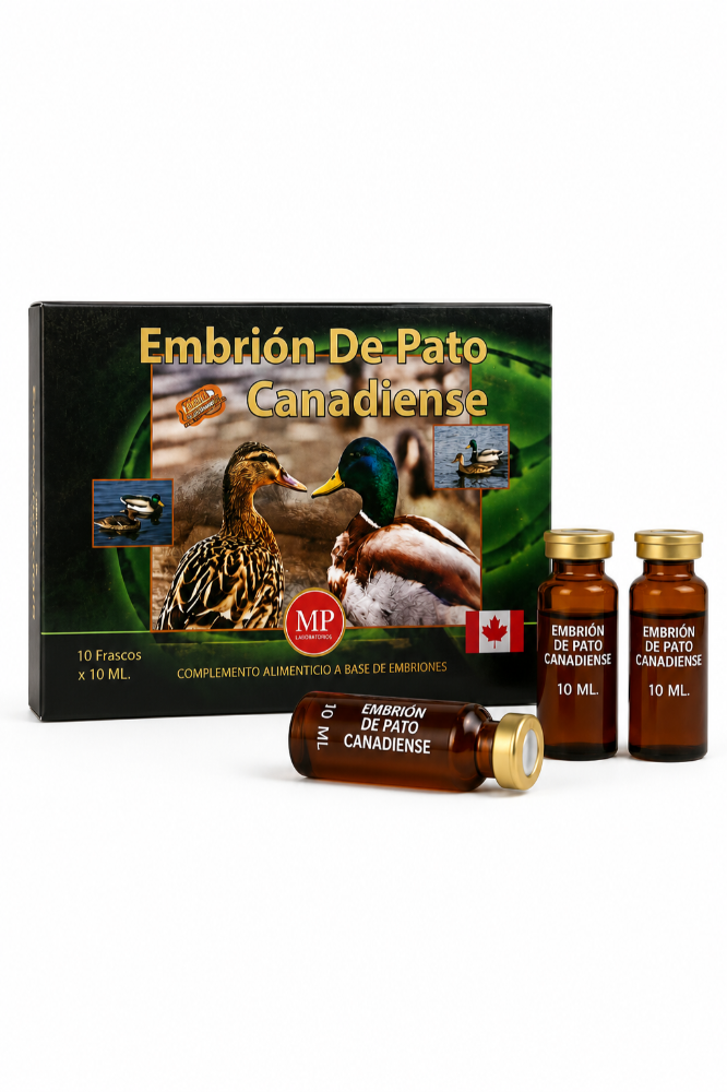 EMBRION DE PATO CANADIENSE TERAPIA X10 AMPOLLAS