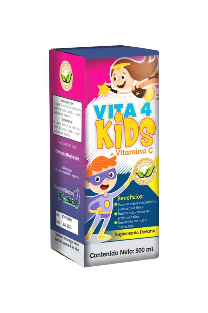 VITA 4 KIDS + VITAMINA C X500ml MF