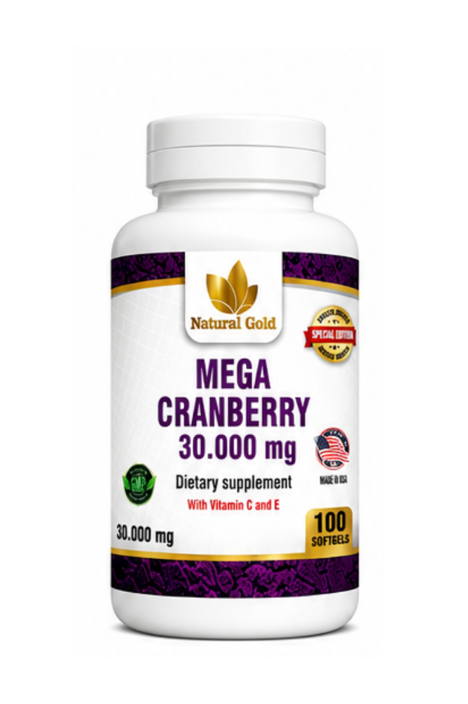 MEGA CRANBERRY X100 NATURAL GOLD