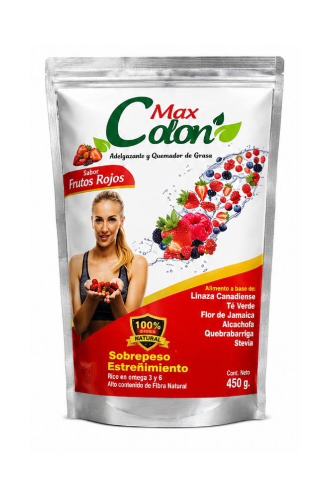 MAX COLON FRUTOS ROJOS FIBRA 450g