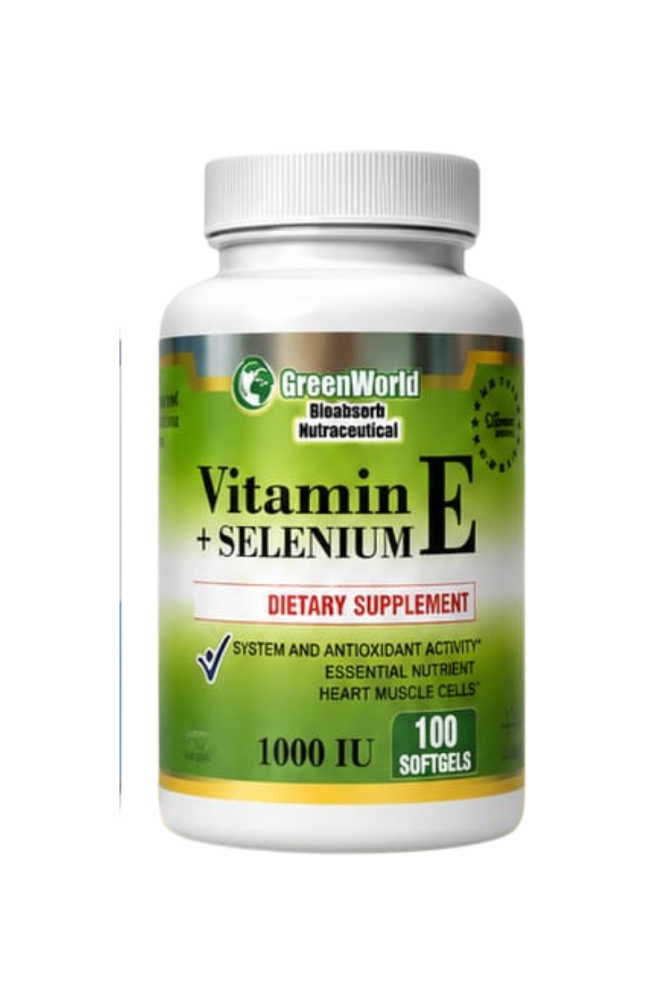 VITAMINA E + SELENIUM X100 GREEN WORLD