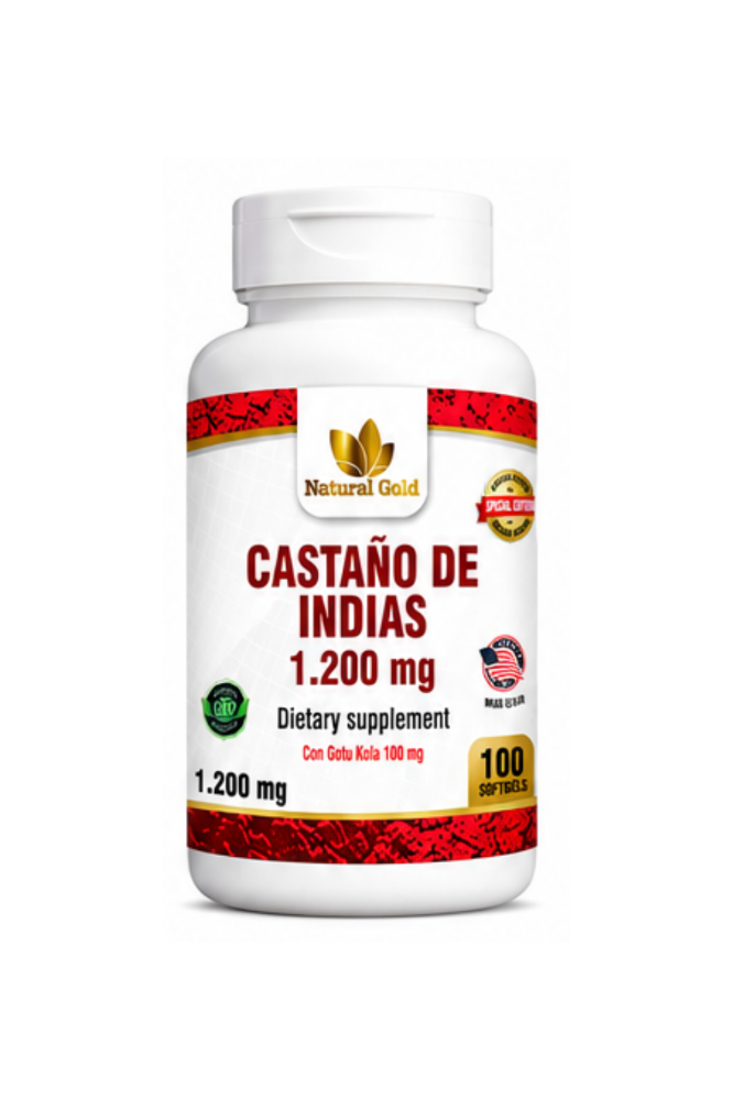 CASTAÑO DE INDIAS X100 NATURAL GOLD