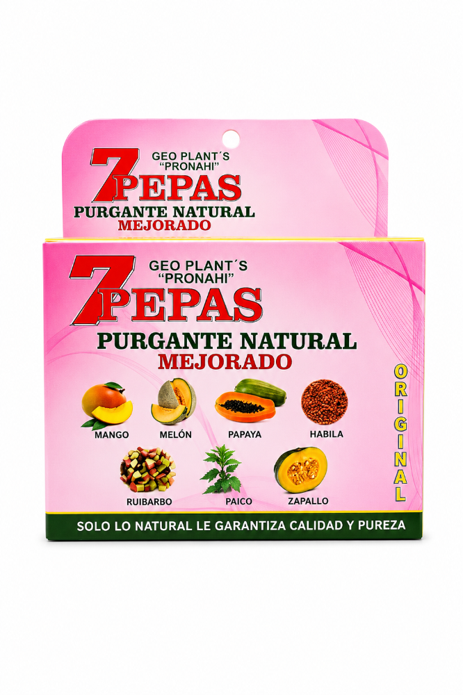 PURGANTE NATURAL 7 PEPAS