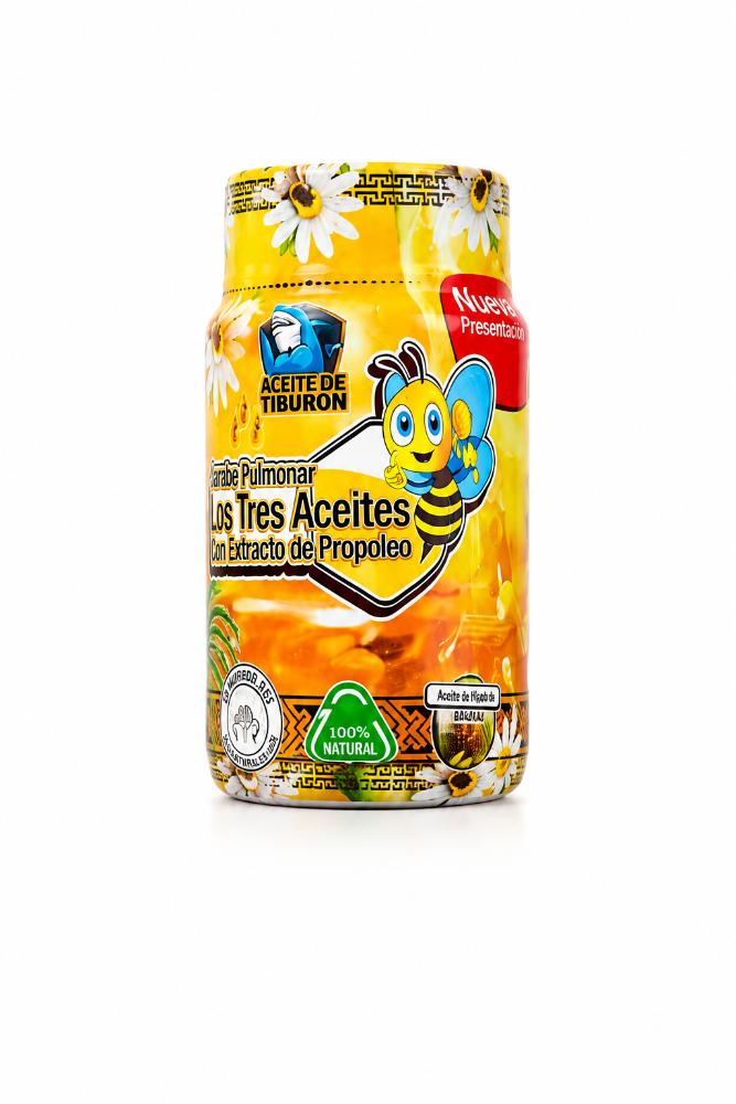 TRES ACEITES CON ACEITE DE TIBURON X240ml
