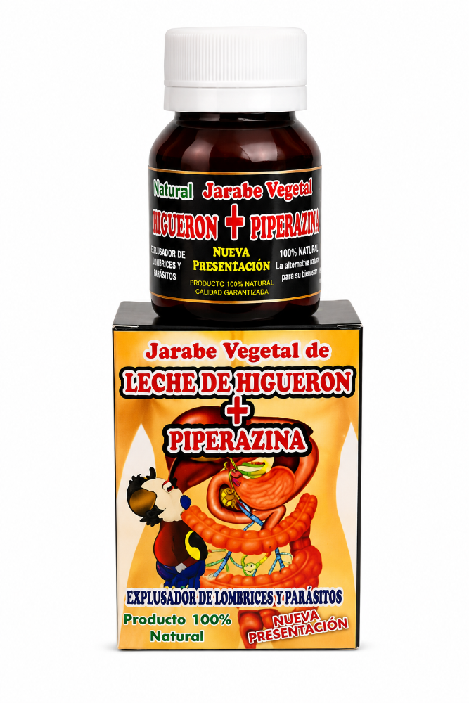 LECHE DE HIGUERON+PIPERAZINA PURGANTE