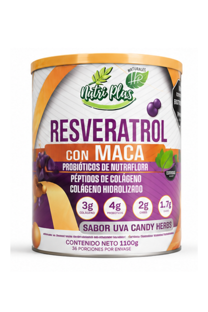 RESVERATROL CON MACA X1100g NUTRI PLUSS