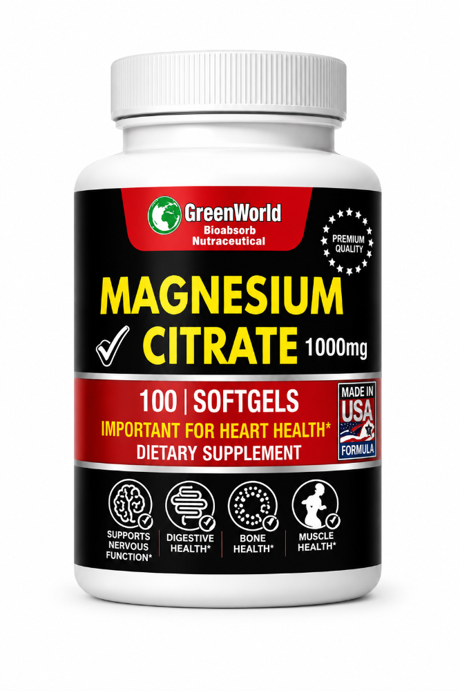 MAGNESIUM CITRATE X100 GREEN WORLD