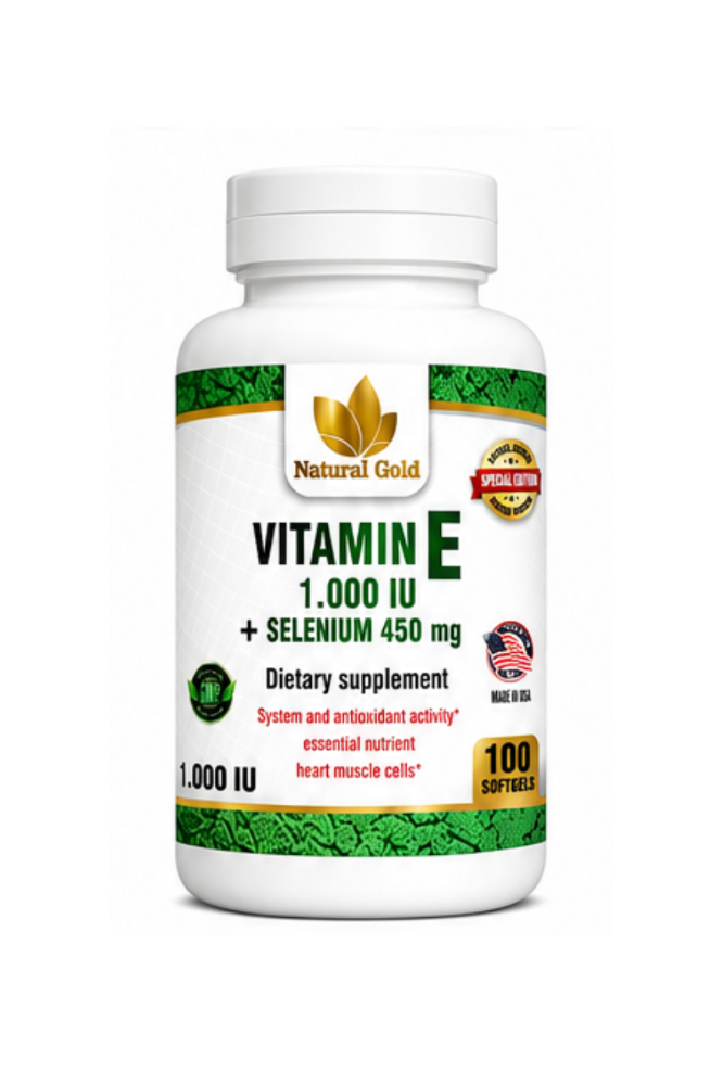 VITAMINA E 1000 IU X100 NATURAL GOLD