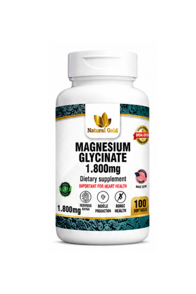 MAGNESIUM GLYCINATE X100 NATURAL GOLD