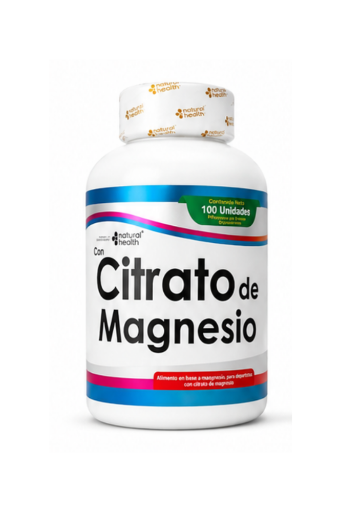 CITRATO DE MAGNESIO X100 NATURAL HEALTH