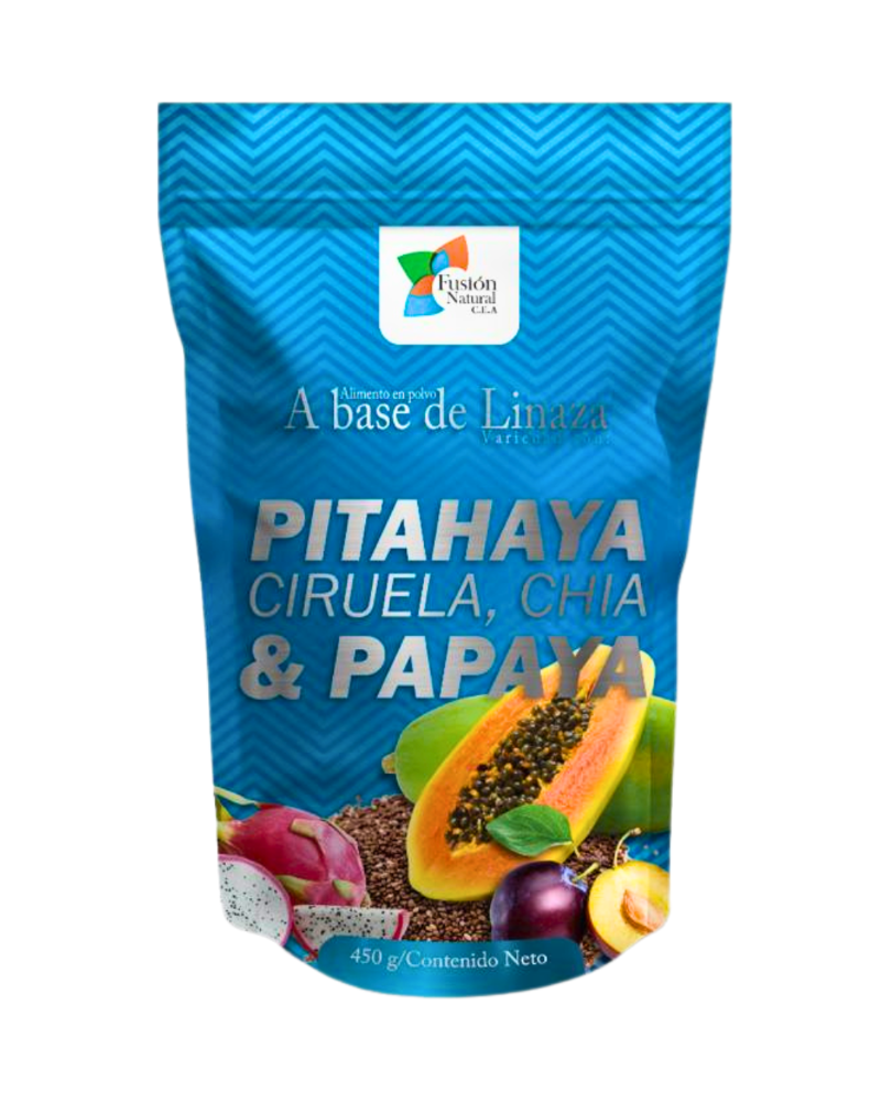 PITAHAYA Y PAPAYA FIBRA FUXION FIBRA 450g