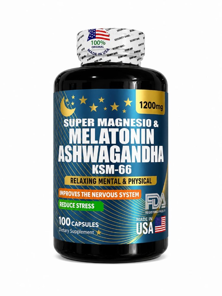 SUPER MAGNESIO MELATONINA & ASHWAGANDHA X100 FDA