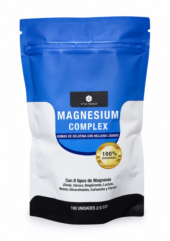 MAGNESIUM COMPLEX X100 BOLSA VITAL WORLD