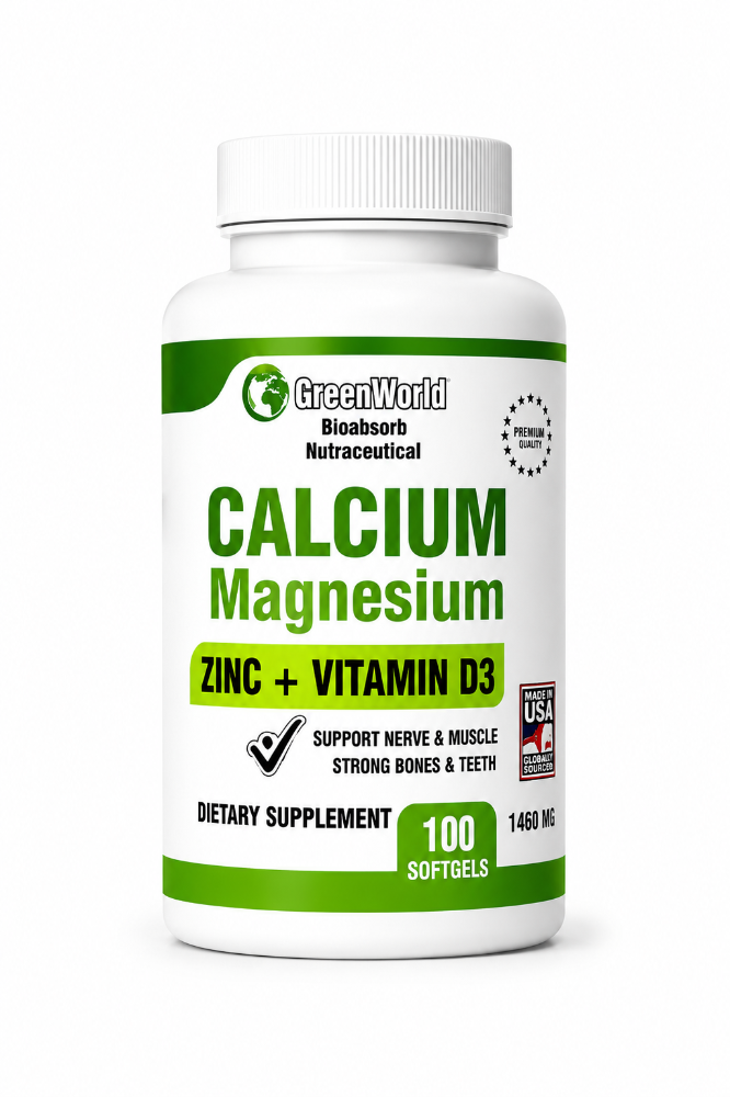 CALCIUM MAGNESIUM X100 GREEN WORLD