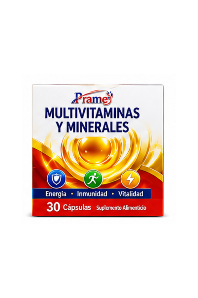 MULTIVITAMINAS Y MINERALES X30 PRAMEY