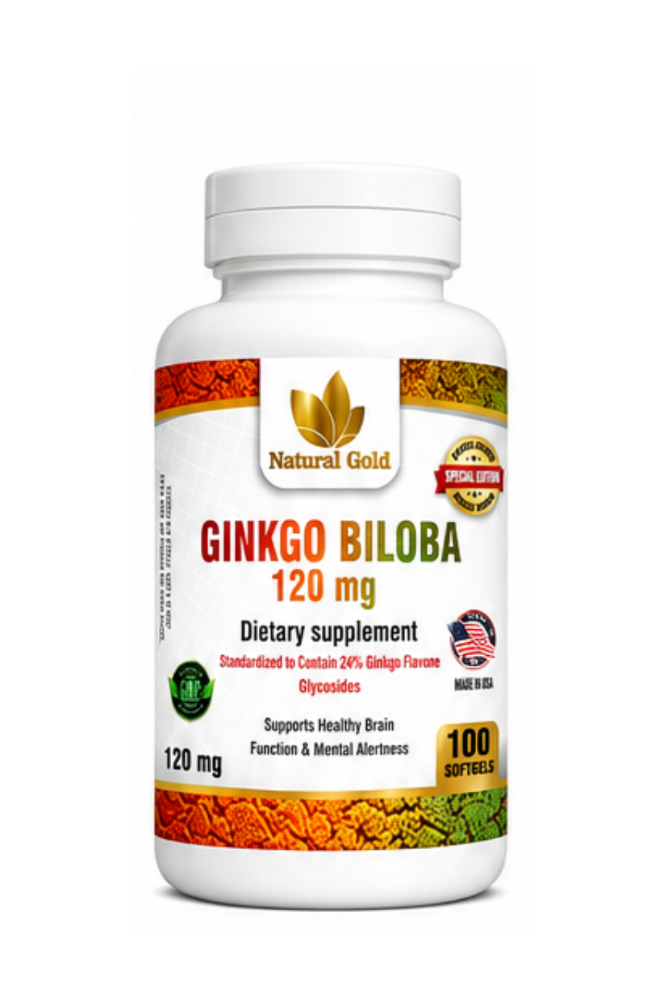 GINKGO BILOBA X100 NATURAL GOLD