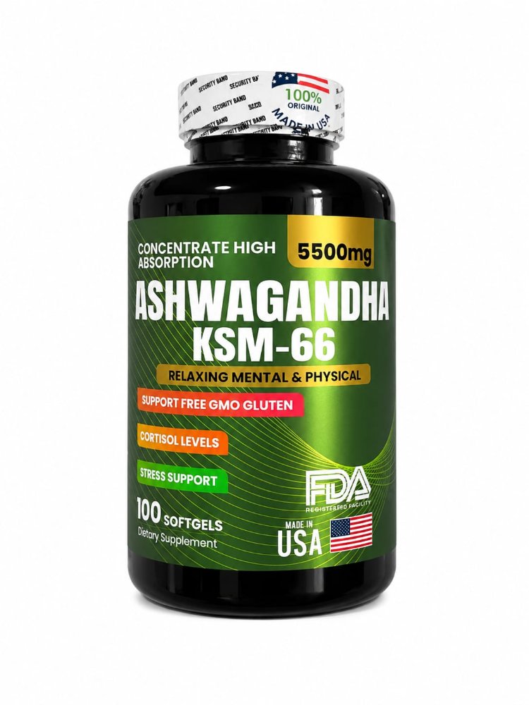ASHWAGANDHA KSM-66 X100 FDA