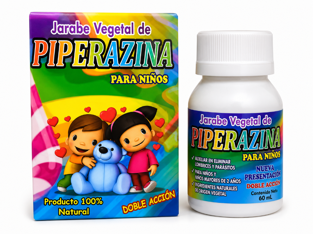 PIPERAZINA JARABE X60ml PURGANTE
