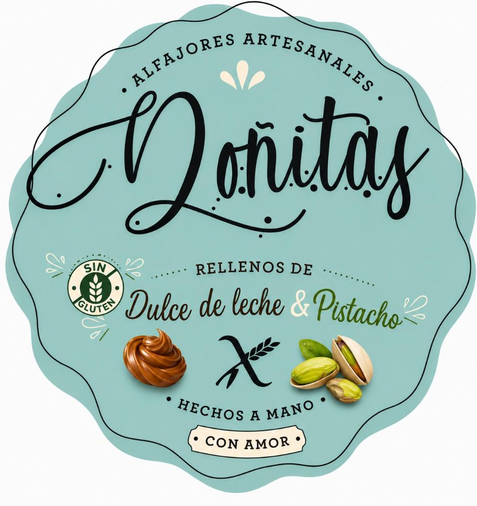 Dulce de leche y Pistacho