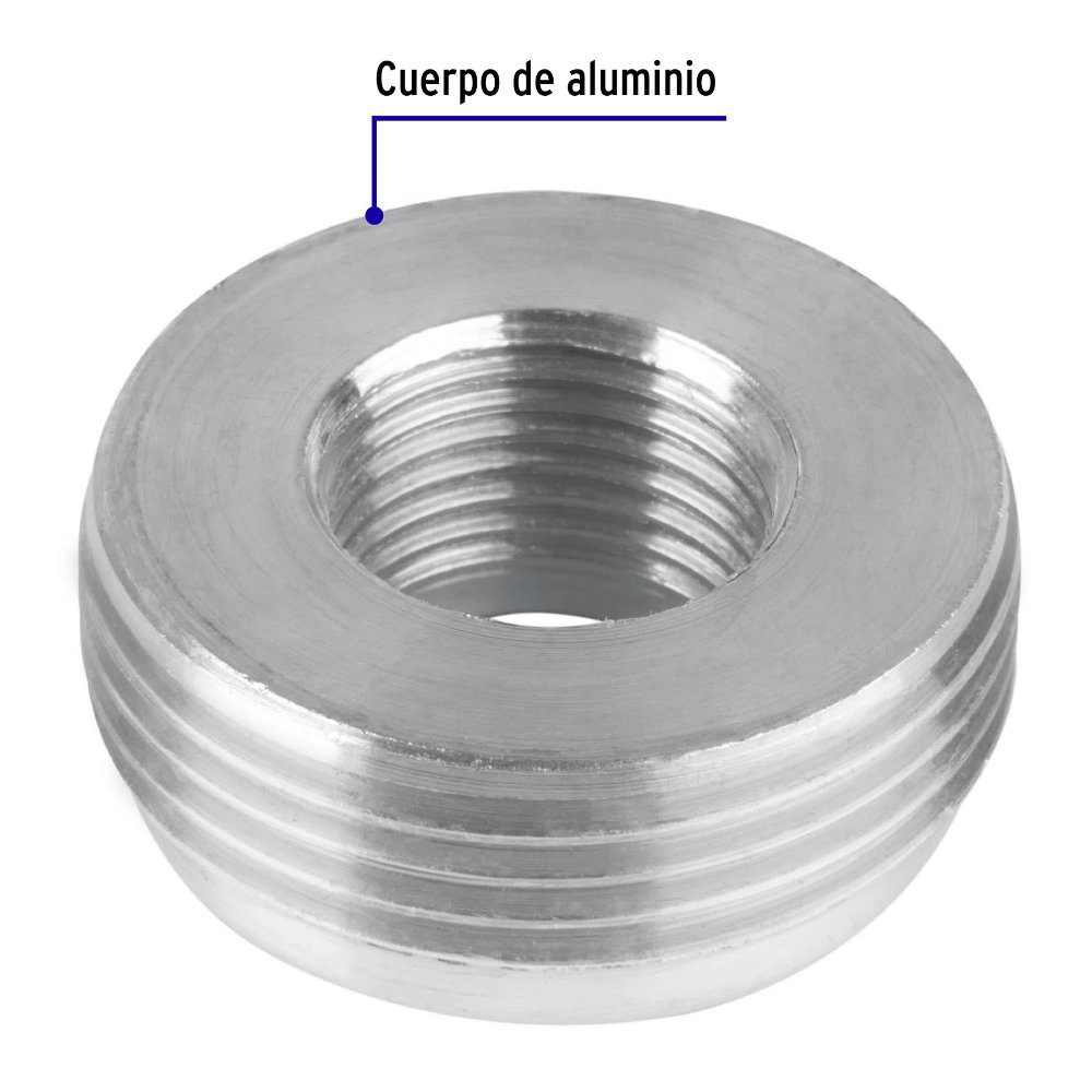 Reducción bushing de 1-1/4" a 1/2", VOLTECK  46098