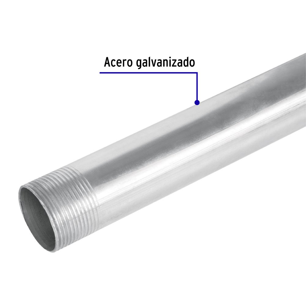 Tubo Conduit 1 1/4" para mufa, pared gruesa (0.9 mm), 3 m  47233