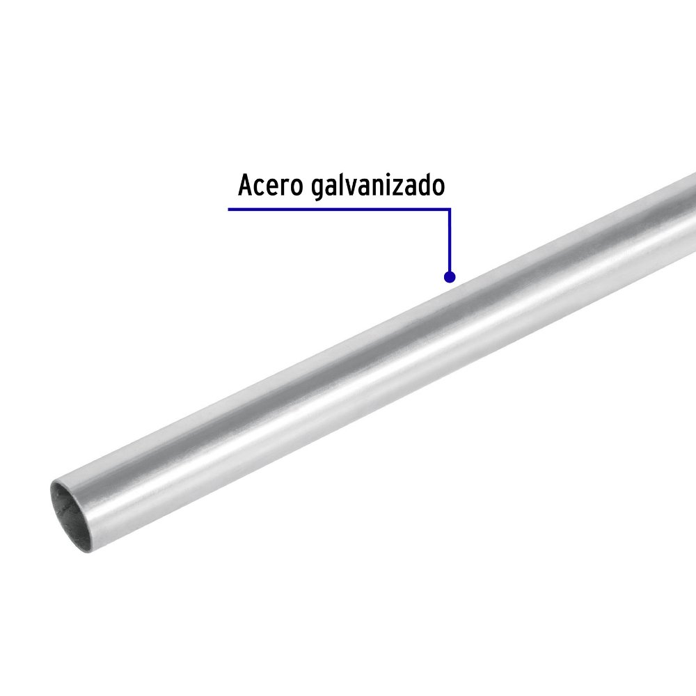 Tubo Conduit 1/2" pared extra delgada (0.7 mm), et. azul 3 m  47232