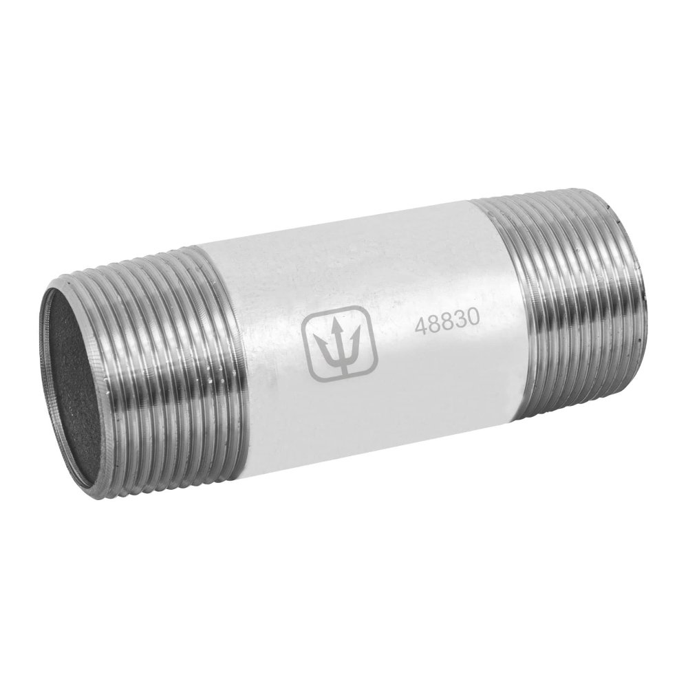 Niple de acero galvanizado 1-1/4 x 4", FOSET  48830