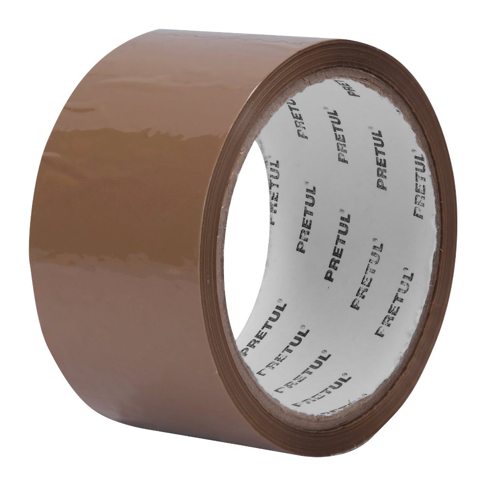 Cinta de empaque 48 mm x 40 m canela, PRETUL  20524