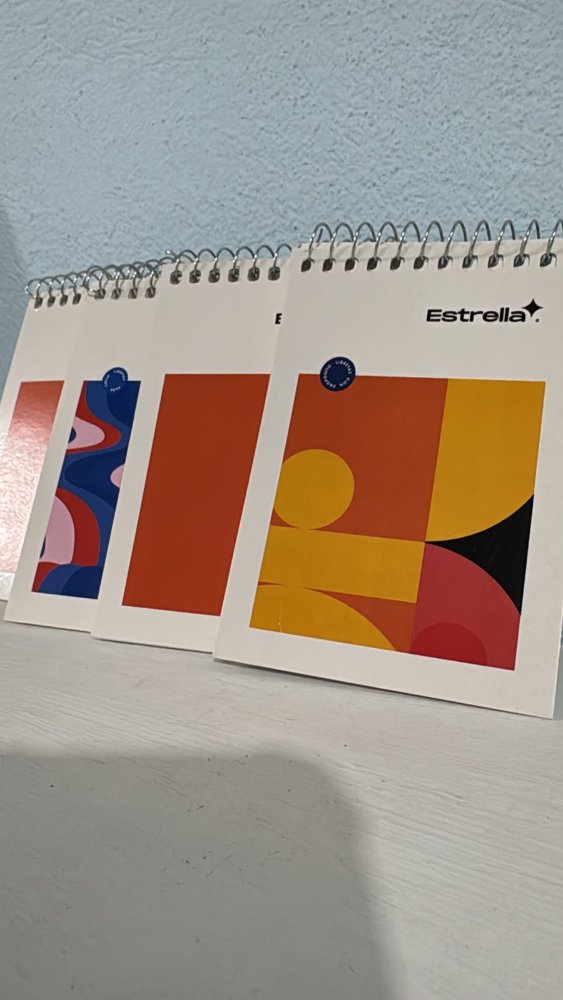 Cuaderno mini estrella espiral 40 h
