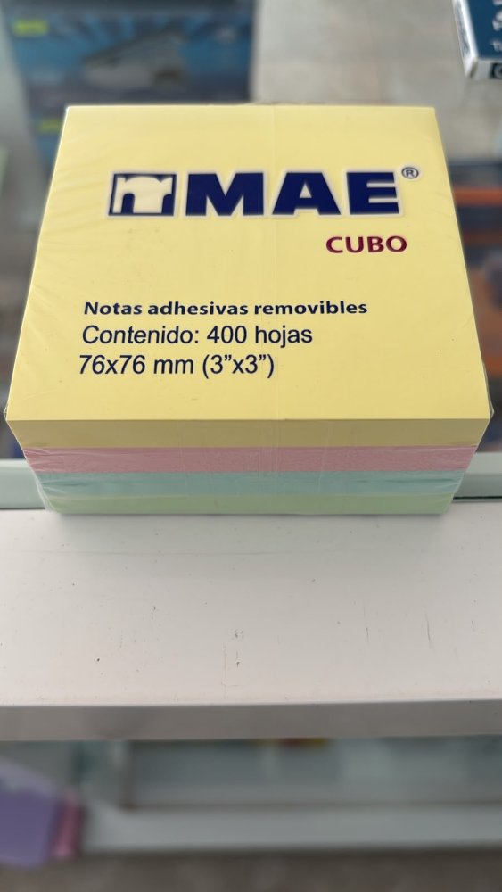 Nota Adhesiva pastel 3x3