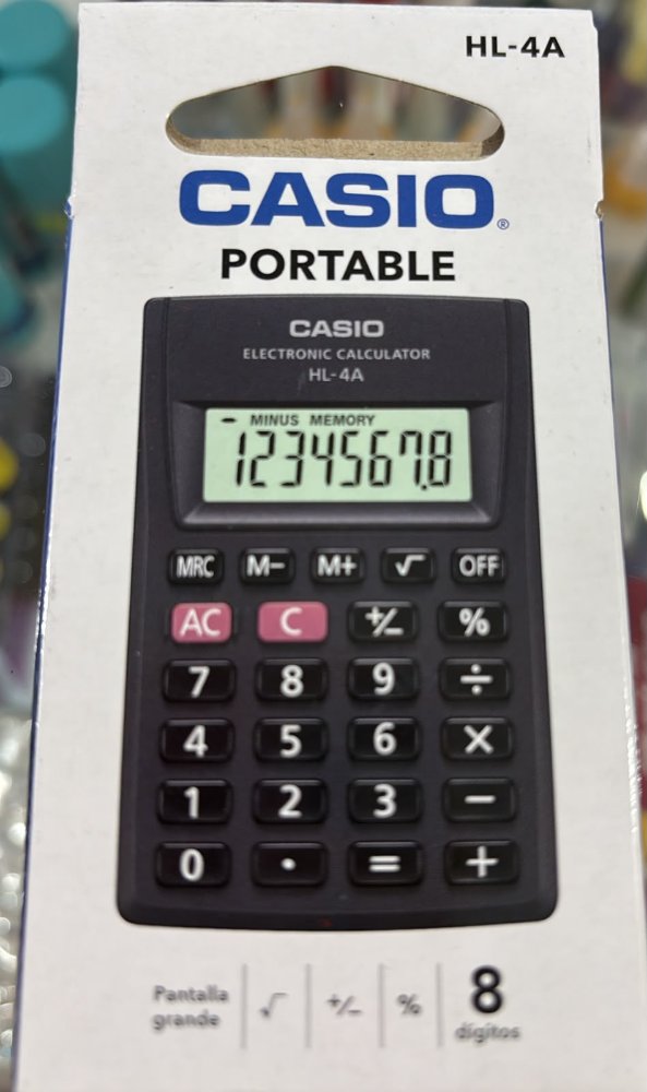 Calculadora Casio HL-4A