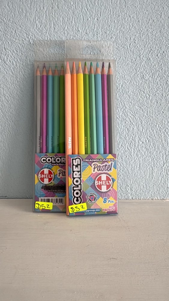 Colores Shely pastel triangular