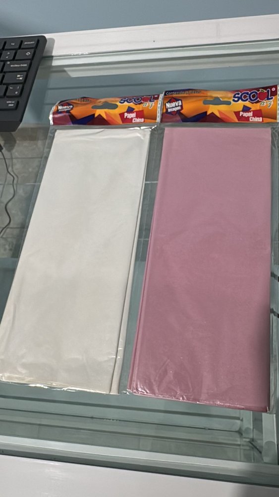Papel china liso perla
