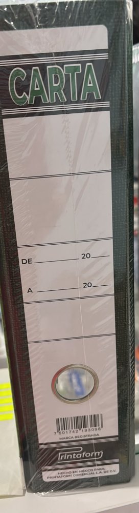Carpeta grande verde Printaform