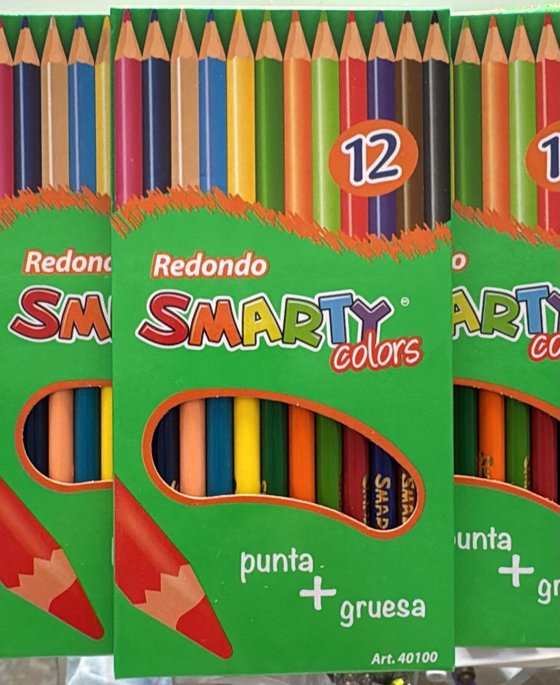 Colores smarty 12 pz redondos