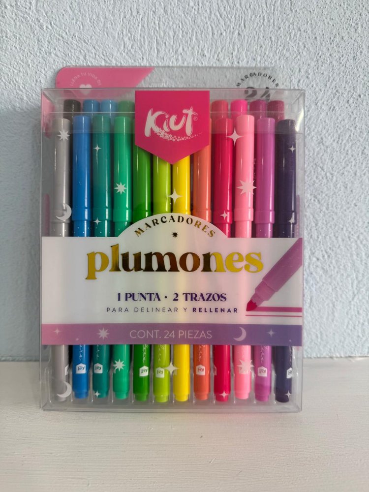 Plumón lavable kiut 24 pz