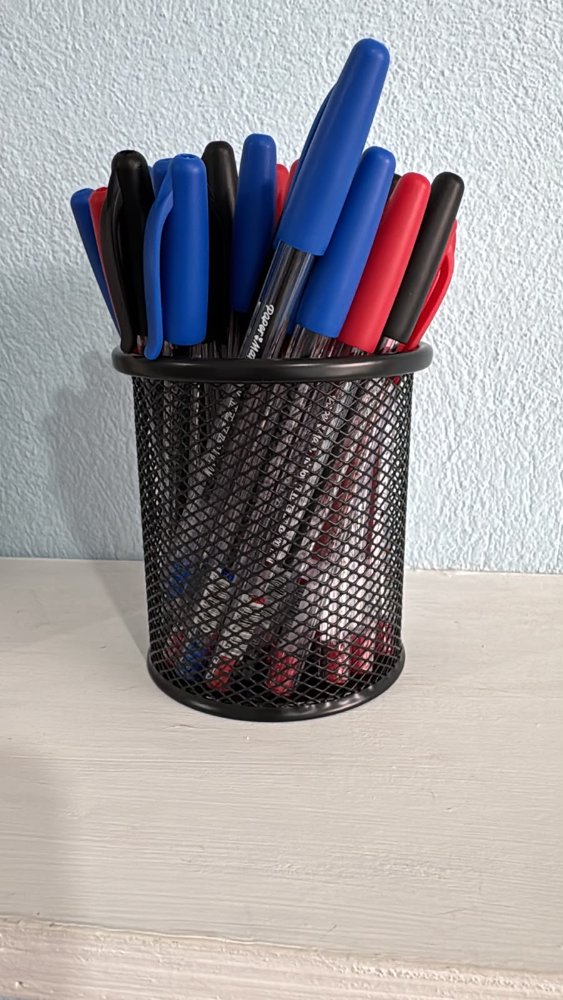 Bolígrafo paper mate punto medio azul/negro/rojo