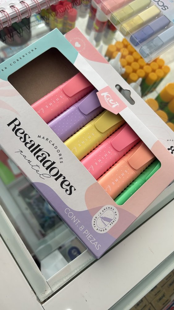 Marcador kiut pastel pieza