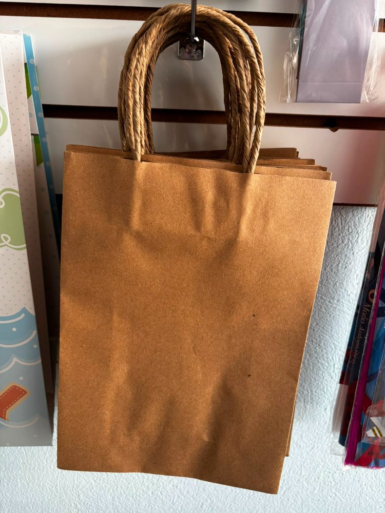Bolsa de regalo Kraft mediana