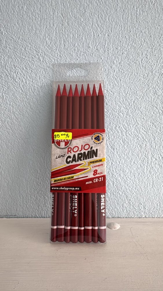 Lápiz rojo carmín Shely